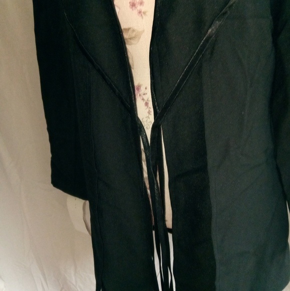 Christie of CA 8 Vintage Black Double Layer Blazer -Funeral - Picture 5 of 5